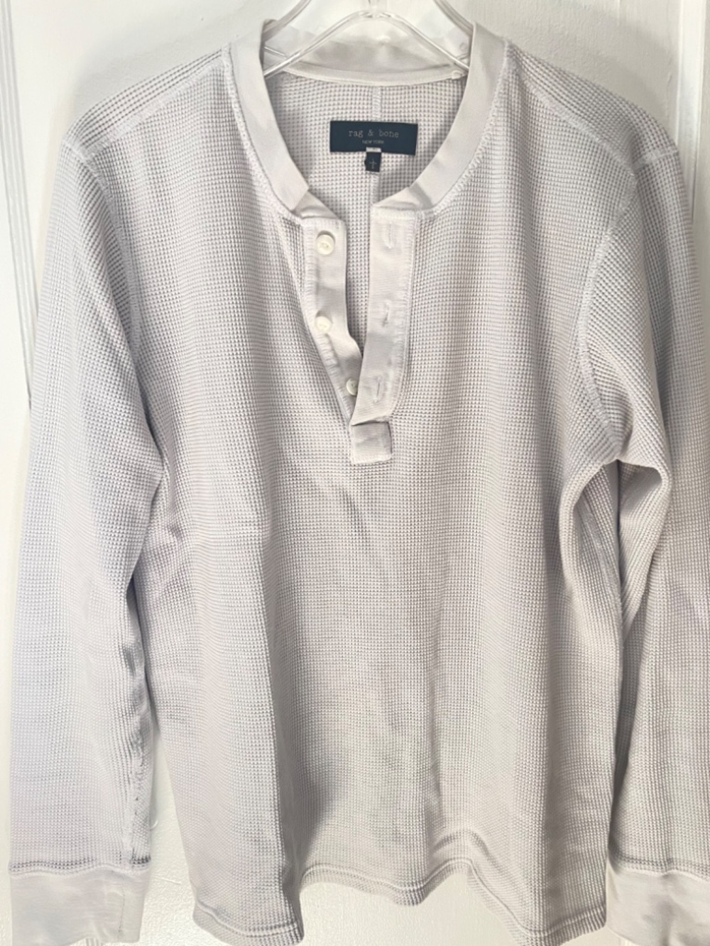 Rag & Bone Cotton Henley Lg